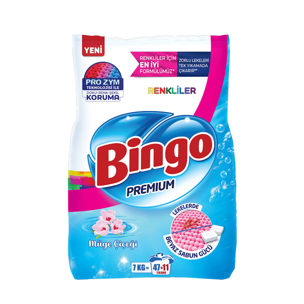 Bingo Premium Toz Deterjan Renkiler 7+1