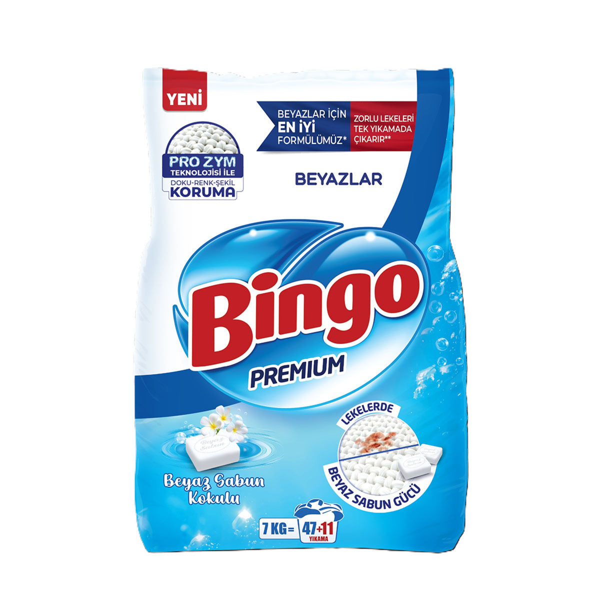 Bingo Toz Deterjan Beyazlar 7+1