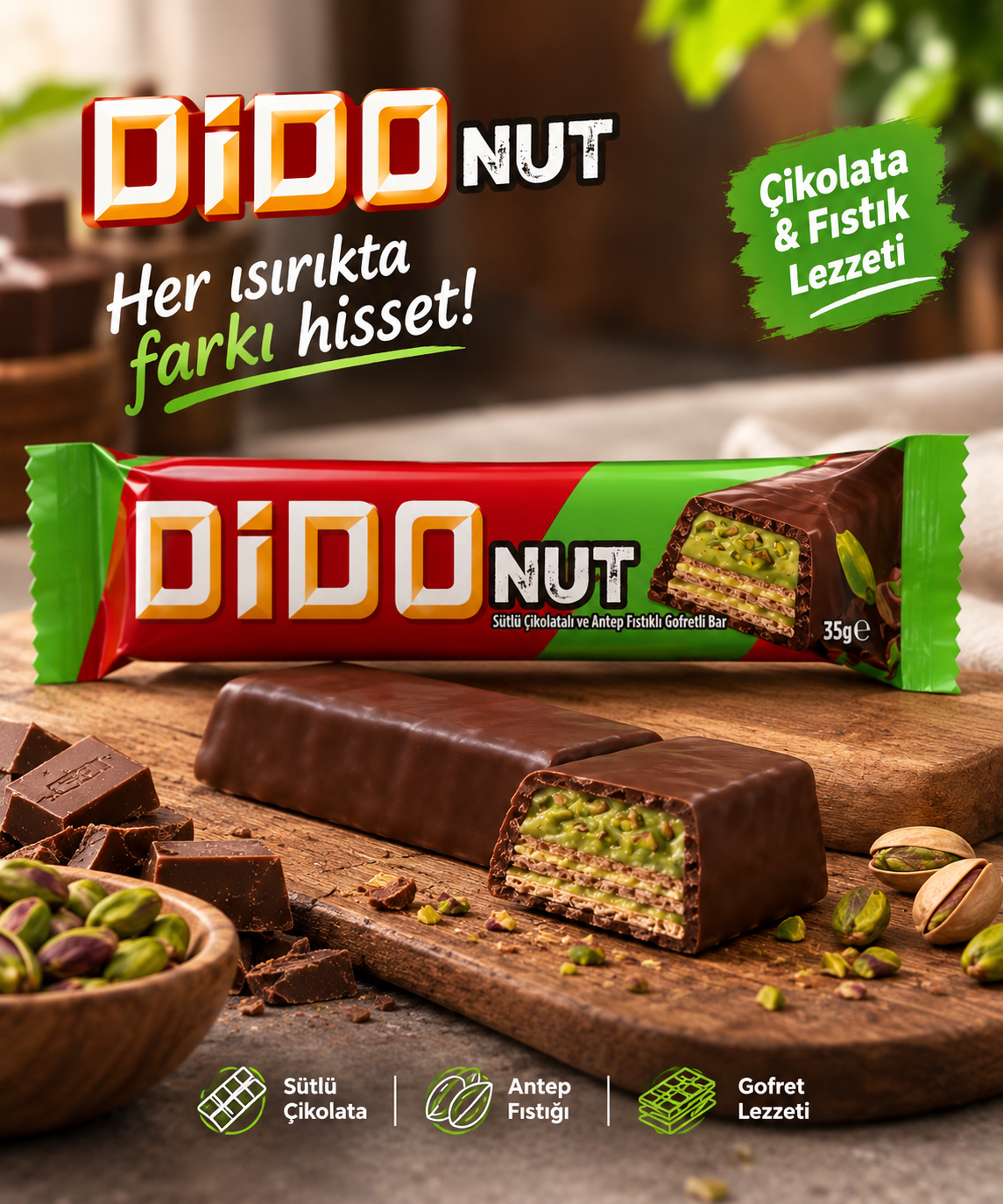 Dido Nut Antep Fıstıklı