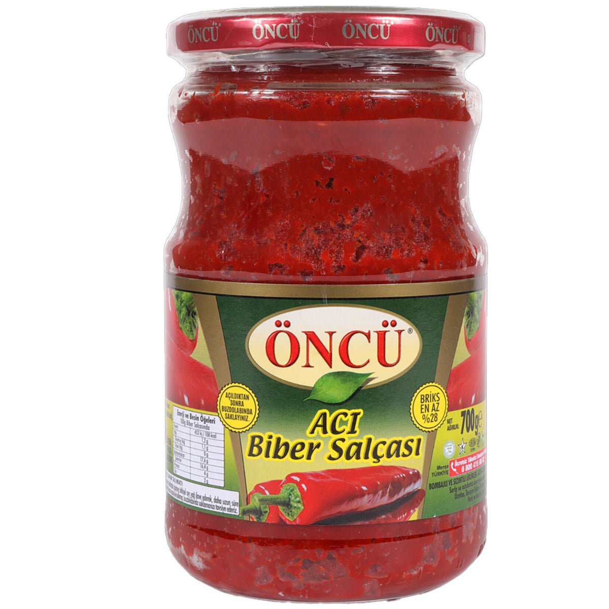 Öncü Acı Biber Salçası 700g